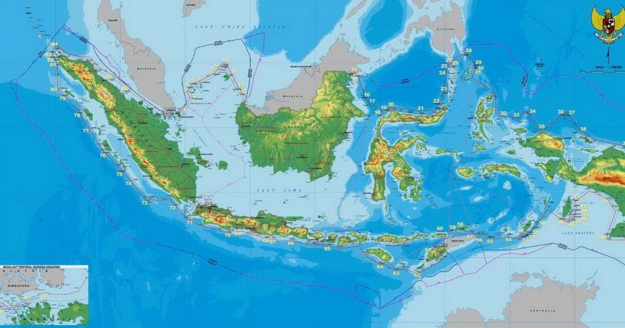 Letak Dan Luas Wilayah Indonesia